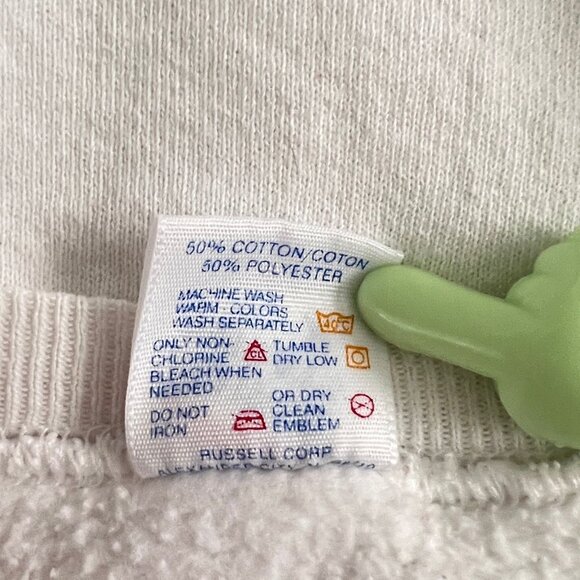 Vtg Jerzees Super Sweats Golden Nugget Vegas Crewneck Sweatshirt XL White - Picture 5 of 12